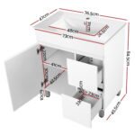 Cefito Vanity Unit 765mm Freestanding Basin Cabinet - Image 4