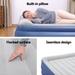Bestway Air Mattress King Inflatable Bed 56cm Airbed Blue - Image 5