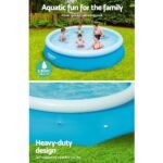 Bestway Swimming Pool 305x76cm Above Ground Round Inflatable Pools 3800L - Image 4
