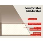 Weisshorn Self Inflating Mattress 10CM Camping Sleeping Mat Air Double Coffee - Image 5