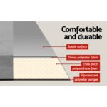 Weisshorn Self Inflating Mattress Camping Sleeping Mat Air Bed Double Set Grey - Image 4