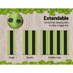 Weisshorn Self Inflating Mattress Camping Sleeping Mat Air Bed Pad Double Green - Image 3