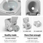 Weisshorn 20L Portable Camping Toilet Outdoor Flush Potty Boating - Image 4