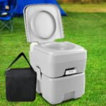 Weisshorn 20L Portable Camping Toilet Outdoor Flush Potty Boating With Bag - Image 7