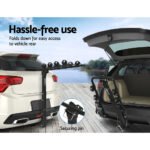 Giantz 4 Bicycle Carrier Bike Rack Car Rear Hitch Mount 2" Towbar Foldable,Giantz 4 Bicycle Carrier Bike Rack Car Rear Hitch Mount 2" Towbar Foldable - Image 6