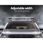 Universal Car Roof Racks Pod Aluminium Cross Bars Adjustable 108cm Silver - Image 4