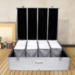 Embellir CD Case DVD Cases Storage Box 1000 Discs Aluminium Case DVD Folders - Image 8