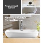 Cefito Bathroom Basin Ceramic Vanity Sink Hand Wash Bowl 60x38cm - Image 3