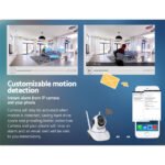UL-tech 1080P Wireless IP Cameras Security WIFI Cam White - Image 6