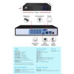 UL-tech CCTV Security System 8CH DVR 4 Cameras 1TB Hard Drive - Image 5