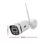 UL-tech Wireless CCTV 3MP 2 Cameras Square - Image 2