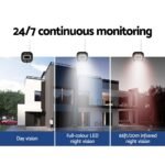 UL-tech Wireless CCTV Security System 8CH NVR 3MP 8 Square Cameras - Image 5