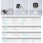 UL-tech Wireless CCTV Security System 8CH NVR 3MP 8 Square Cameras - Image 7