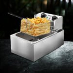 Devanti 10L Electric Commercial Deep Fryer Single Basket 2200W - Image 7