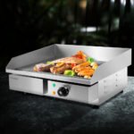 Devanti Commercial Electric Griddle 55cm BBQ Grill Plate 3000W - Image 7