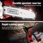 Giantz 25cc Petrol Chainsaw 10" Bar E-Start Tree Pruning Chain Saw - Image 5