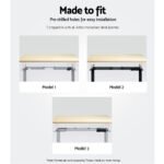 Artiss Standing Desk Top White Oak 120CM - Image 6