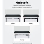 Artiss Standing Desk Top Black 140CM - Image 6