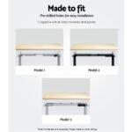 Artiss Standing Desk Top White Oak 140CM - Image 6