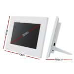 Artiss 8" Digital Day Clock Calendar Alarm White - Image 2