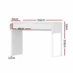 Artiss Computer Desk Drawer White - Image 2