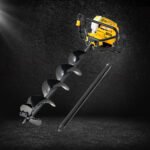 Giantz Post Hole Digger 200mm Petrol Drill Auger Extension Bits - Image 7