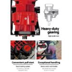 Giantz Post Hole Digger Motor Only Petrol Engine Red - Image 4