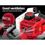 Giantz Post Hole Digger Motor Only Petrol Engine Red - Image 5