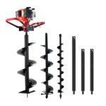 Giantz Post Hole Digger Petrol Motor Drill Extension Auger Bits Kits - Image 3