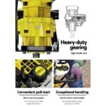 Giantz Post Hole Digger 200mm Petrol Drill Auger Extension Bits - Image 4