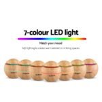 Devanti Aroma Diffuser Aromatherapy Light Wood 130ml - Image 4