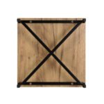 Artiss Bedside Table Drawers Side Table Shelf Storage Nightstand Rust Oak KRAVU - Image 3