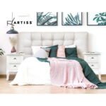 Artiss Bedside Table 2 Drawers - BISSET White - Image 6