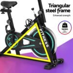Everfit Spin Bike Exercise Bike 10kg Flywheel Fitness Home Gym 150kg capacity - Image 6
