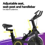 Everfit Spin Bike Exercise Bike Cardio Gym Bluetooth APP Connectable - Image 5
