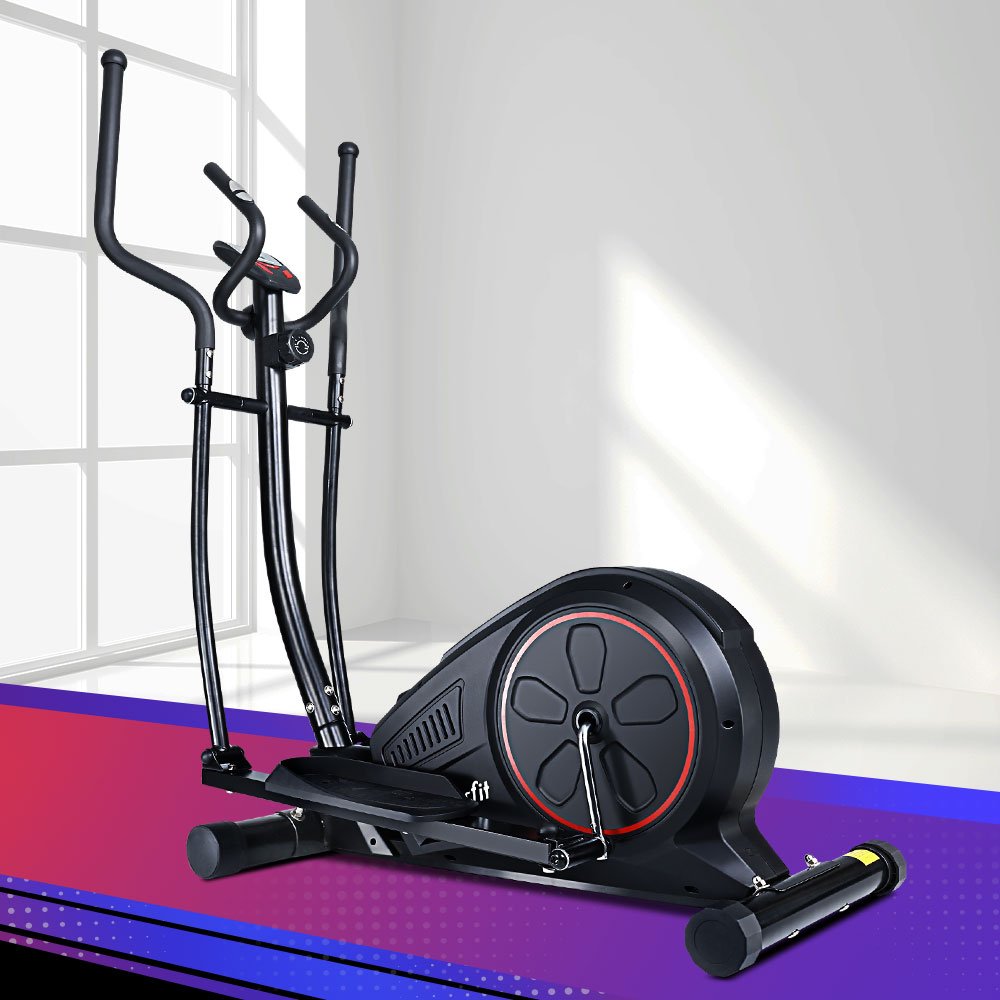 EB-F-MB-01-BK-202502281036-00 Everfit Exercise Bike Elliptical Cross Trainer Home Gym Fitness Machine LCD - Image 1