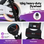 15kg Flywheel Spin Bike Everfit Exercise Bike Home Gym Fitness 120KG Capacity - Image 6