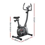 Everfit Magnetic Exercise Bike Upright Bike Fitness Home Gym Cardio - Image 2