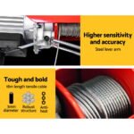 Giantz Electric Hoist Winch 125/250KG Cable 18M Rope Tool Remote Chain Lifting - Image 3