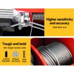 Giantz Electric Hoist Winch 300/600KG Cable 18M Rope Tool Remote Chain Lifting - Image 3
