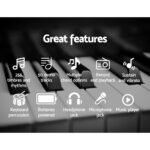 Alpha 61 Keys Electronic Piano Keyboard Digital Electric w/ Stand Stool Speaker - Image 5
