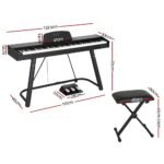 Alpha 88 Keys Electronic Piano Keyboard Digital Electric w/ Stand Stool Weighted - Image 2