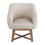 Artiss Armchair Tub Chair Beige Aston - Image 3