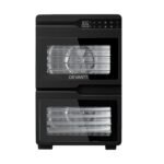 Devanti 12 Trays Food Dehydrator Dual-Zone Stainless Steel Fruit Jerky Dryer - Image 4