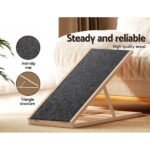 i.Pet Dog Ramp 100cm Adjustable Height Wooden Steps Stairs For Bed Sofa Car Foldable - Image 5