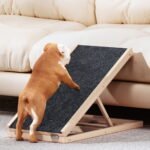 i.Pet Dog Ramp 70cm Adjustable Height Wooden Steps Stairs For Bed Sofa Car Foldable - Image 7