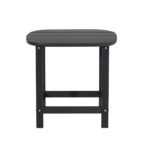 Gardeon Outdoor Coffee Side Table HDPE Desk Patio Furniture Camping Garden Black - Image 3