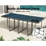 Gardeon Outdoor Dining Set 13 Piece Wicker Table Chairs Setting Grey - Image 5
