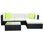 Gardeon 5-Piece Outdoor Sofa Set Wicker Couch Lounge Setting 4 Seater - Image 3