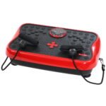 Everfit Vibration Machine Platform Vibrator with Resistance Rope Home Gym Red - Image 8